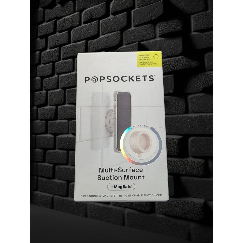 D2-N PopSockets‎ Multi-Surface Suction Mount with MagSafe - Metallic Horchata